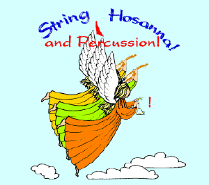 String - and Percussion - Hosanna! logo